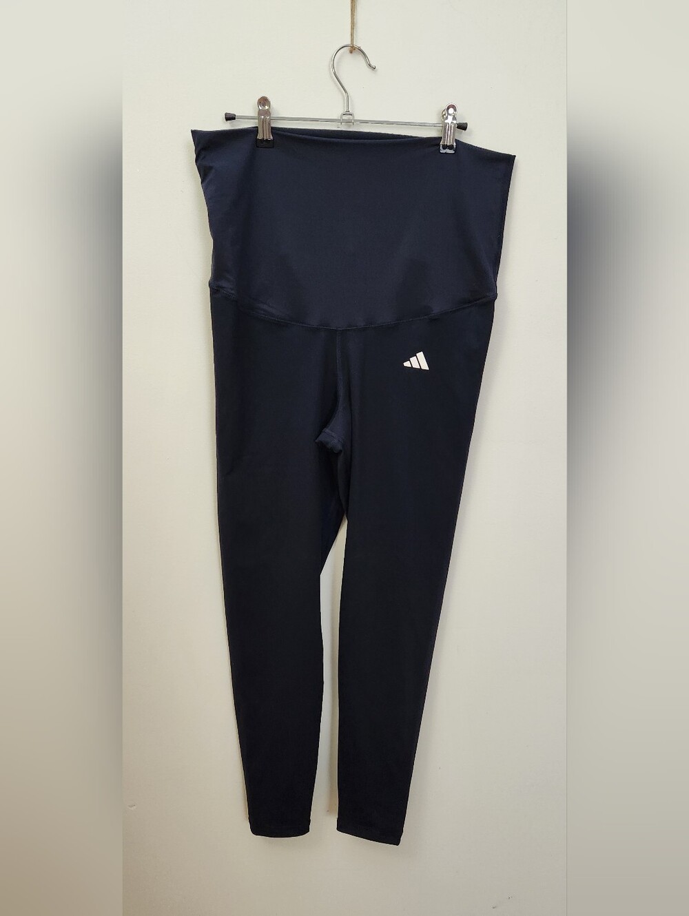 Women's Adidad Navy Blue Maternity Leggings